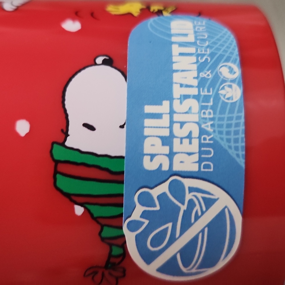 Snoopy Christmas Tumbler with Straw - Picture 3 of 3